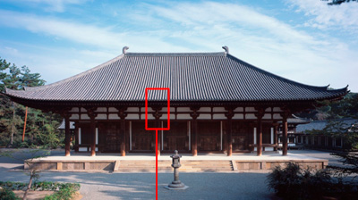 Image of Toshodaiji Kondo Tou model CG